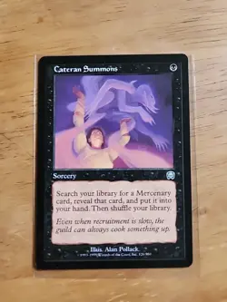 Cateran Summons - Mercadian Masques - MTG Magic - Uncommon - Black Sorcery - Image 1