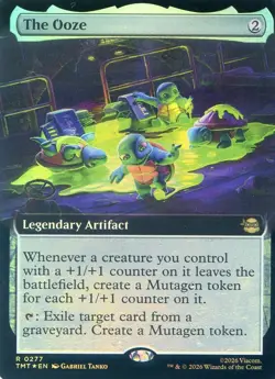 2026 Magic Teenage Mutant Ninja Turtles MTG TMNT The Ooze Extended Art FOIL 277 - Image 1