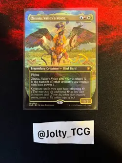 Zinnia, Valley's Voice (Borderless) Commander: Bloomburrow Foil 0004 - Image 1