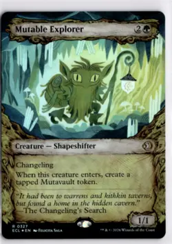 MTG ECL *Foil Mutable Explorer (Showcase) 327 R NM Lorwyn Eclipsed NR! - Image 1