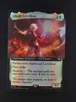 MTG: Final Fantasy - Extended Art Foil - Alisaie Leveilleur - NM - Image 1