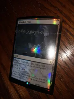 Misprint FOIL Morphic Pool - Commander Legends: Battle for Baldur's Gate Nm Mtg - Image 2