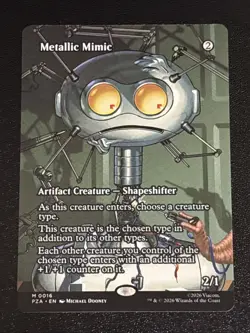 MTG Teenage Mutant Ninja Turtles Source Material Metallic Mimic Borderless 0016 - Image 1