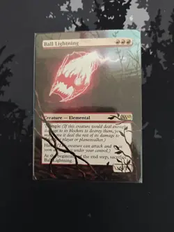 Ball Lightning Core Set 2010 (M10) Hand Painted Altered Full Art - Image 1