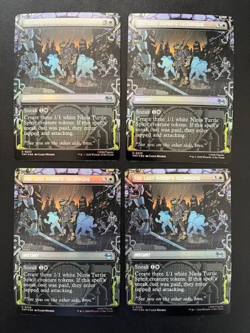 MTG- The Last Ronin's Technique x4 - TMNT - Showcase FOIL - Image 1