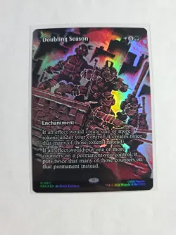 Doubling Season (Borderless) Teenage Mutant Ninja Turtles Eternal-Legal Foil - Image 1