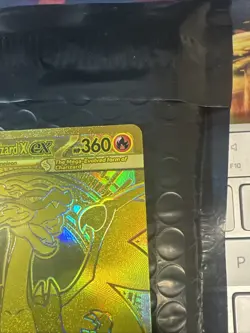 Mega Charizard X EX Gold Hyper Rare 130/094 Pokemon Phantasmal Flames English NM - Image 5