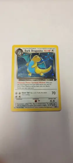 Pokemon Dark Dragonite Holo Rare TCG Card 5/82 - Image 2
