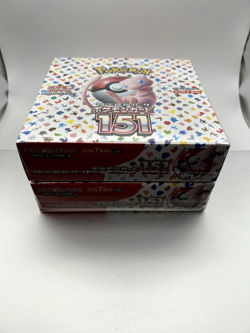 Pokemon 151 Japanese Booster Box -LOT of 2- New Factory Sealed w/ Shrink Wrap 4521329346038 - Image 1