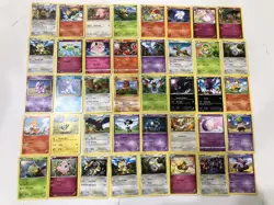 Pokemon Lot of 40 Cards Vintage WOTC Fossil Base Jungle Neo Destiny E Reader - Image 1