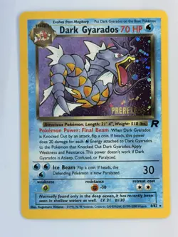 Pokemon TCG - Dark Gyarados - 8/82 - Holo - Prerelease Promo NM / VLP - Image 1