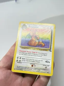 Dragonite 19/62 Non-Holo Pokemon Fossil Lightly Played #3 - Image 5