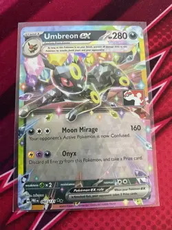 Umbreon Ex - 060/131 Prismatic Evolution Play! Pokemon Prize Pack Series 7 Stamp - Image 1