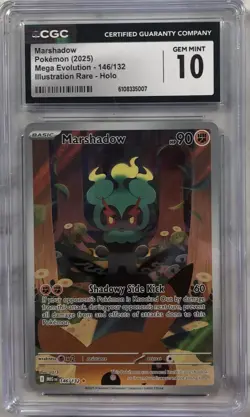 Marshadow 146/132 Pokemon Mega Evolution IR Holo CGC 10 - Image 1