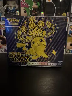 Pokemon TCG Scarlet & Violet SURGING SPARKS Elite Trainer Box ETB NEW/Sealed - Image 1