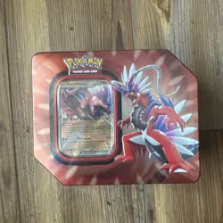POKEMON: TCG, PALDEA LEGENDS TIN, KORAIDON EX, SEALED! - Image 1