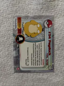 1999 Topps Pokemon TV Animation Edition Series 1 Psyduck #54 - Image 2