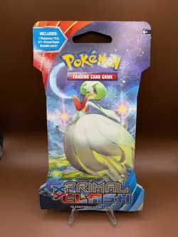 POKEMON XY PRIMAL CLASH BOOSTER SLEEVE PACKS ALL 4 ARTWORK Great Condition. - Image 3
