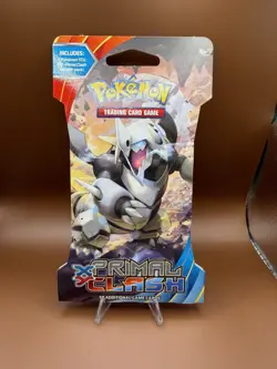 POKEMON XY PRIMAL CLASH BOOSTER SLEEVE PACKS ALL 4 ARTWORK Great Condition. - Image 4