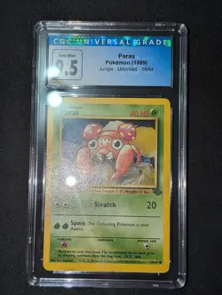 1999 Pokemon Jungle Unlimited - Paras #59 - CGC 9.5 Gem Mint - Image 1