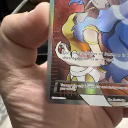 Pokemon: Karen No.XY177A Trainer-Supporter Full Art Promo Holo Alternate Art En… - Image 2