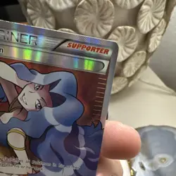 Pokemon: Karen No.XY177A Trainer-Supporter Full Art Promo Holo Alternate Art En… - Image 4