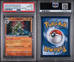 Team Rocket's Tyranitar 096/182 - Pokemon Center PSA 10 (Destined Rivals) - Image 3