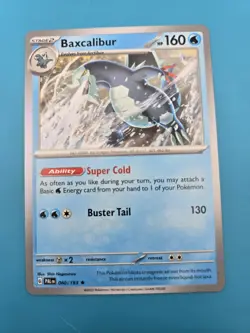 Pokemon Baxcalibur SV02: Paldea Evolved Rare #060/193 NM - Image 1