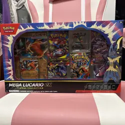 Pokemon Mega Lucario EX Premium Figure Collection New Factory Sealed - Image 1