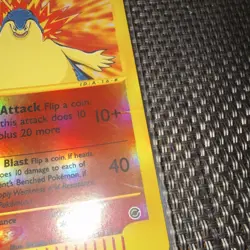 Pokemon Typhlosion 064/165 Expedition Base Set Stage 2 100 HP Reverse Holo 2002 - Image 3