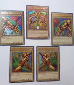 Complete 5-Piece Exodia Set YGLD-ENA17-21 (Ultra Rare, 1st Ed, Lightly Played) - Image 1