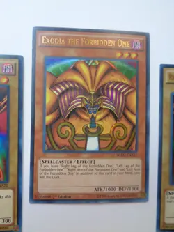 Complete 5-Piece Exodia Set YGLD-ENA17-21 (Ultra Rare, 1st Ed, Lightly Played) - Image 2