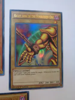 Complete 5-Piece Exodia Set YGLD-ENA17-21 (Ultra Rare, 1st Ed, Lightly Played) - Image 4
