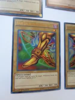 Complete 5-Piece Exodia Set YGLD-ENA17-21 (Ultra Rare, 1st Ed, Lightly Played) - Image 5