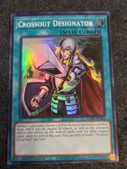 Yu-Gi-Oh! Crossout Designator #RA02-EN063 1st Edition Super Rare (LP) - Image 1