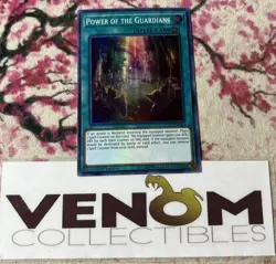 1x (M/NM) - Power of the Guardians - EXFO-EN060 - Super Rare 1st Edition YuGiOh - Image 1