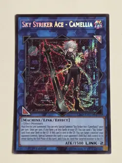 Sky Striker Ace - Camellia L26D-ENS31 Secret Rare Yugioh 1st Edition Mint - Image 1