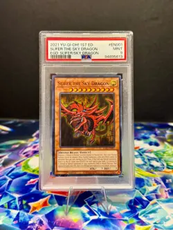 Yu-Gi-Oh! - Slifer the Sky Dragon #EGS1-EN001 - 1st Edition - PSA 9 - Mint - EN - Image 1