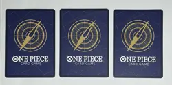 2025 One Piece Shanks CS Championship Gold Foil Stamp 3x Cards Event English 083 - Image 2