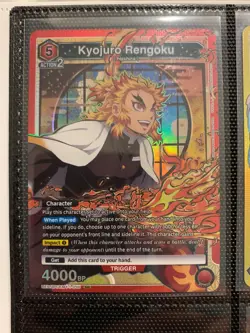 Kyojuro Rengoku - Demon Slayer: Kimetsu no Yaiba UE05BT/KMY-1-090 Union arena - Image 1
