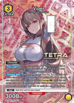 Viper Alternate Art Foil - UE14BT/NIK-1-015 NM - Union Arena - Image 1