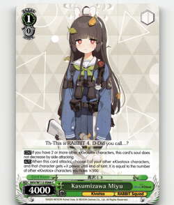 Weiss Schwarz Kasumizawa Miyu - Blue Archive - Image 1