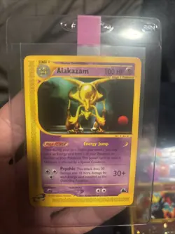 Alakazam Skyridge Non-Holo Rare Card 2/144 NM Clean Pokemon TCG - Image 1