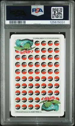 Pokemon Stadium Green Bulbasaur Jack of Spades Playing Card 1998 PSA 10 GEM - Image 2