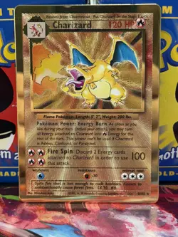 Miscellaneous Cards & Products Charizard (Metal Card) Promo,Holo #004/102 - Image 1
