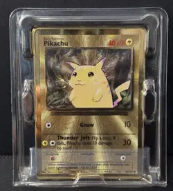 Pokemon Celebrations Ultra Premium UPC Gold Metal Pikachu Card 58/102 New - Image 1