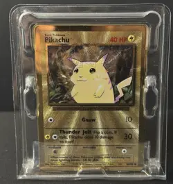 Pokemon Celebrations Ultra Premium UPC Gold Metal Pikachu Card 58/102 New - Image 2