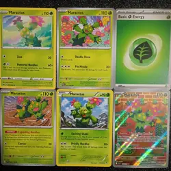 X5 Maractus Pokemon Mixed Lot NM/M Condition. Unique Cards. All Different - Image 1