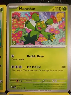 X5 Maractus Pokemon Mixed Lot NM/M Condition. Unique Cards. All Different - Image 3