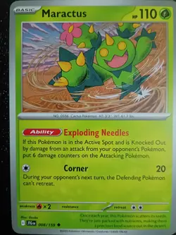 X5 Maractus Pokemon Mixed Lot NM/M Condition. Unique Cards. All Different - Image 4